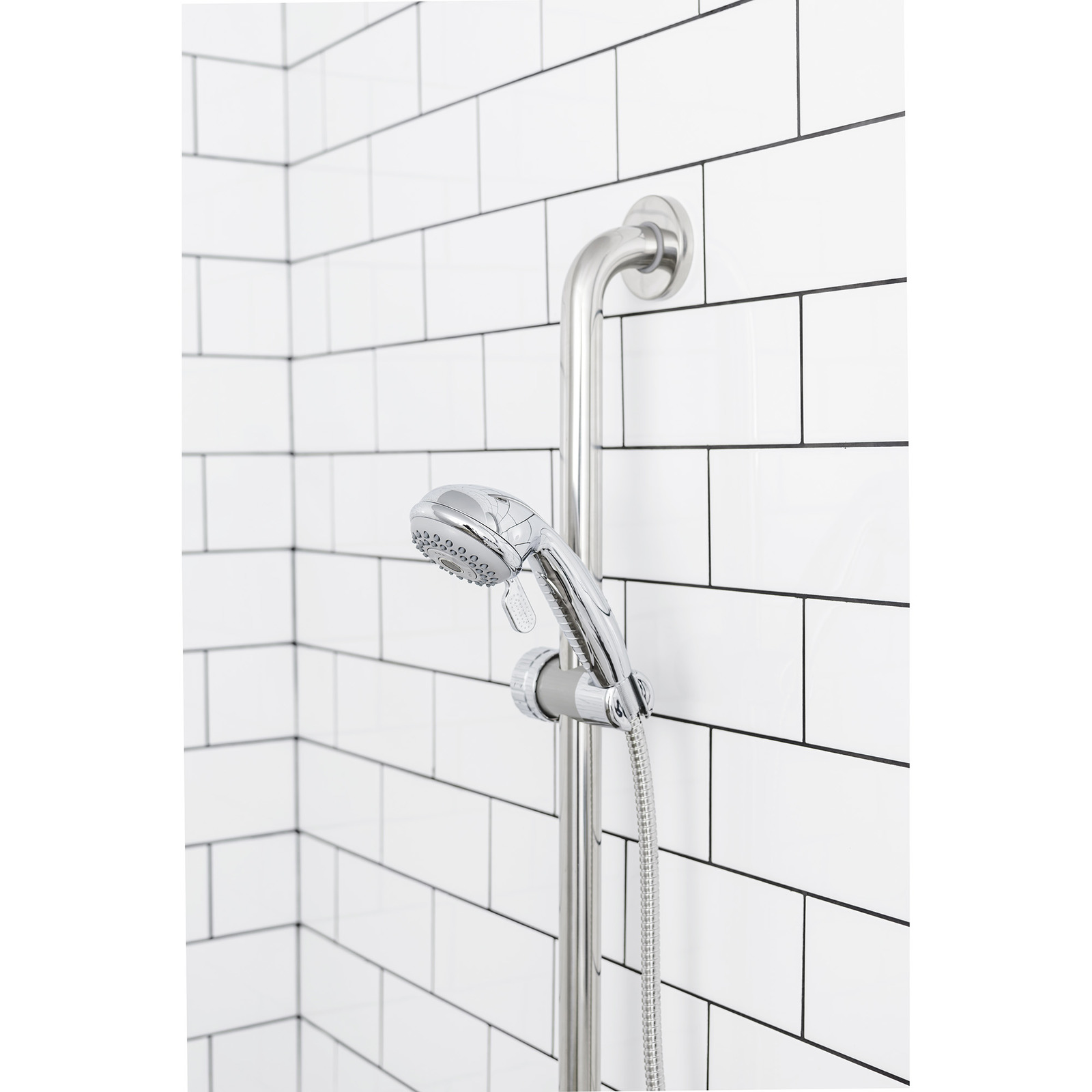 Hand Shower on Grab Rail 32mm evekare
