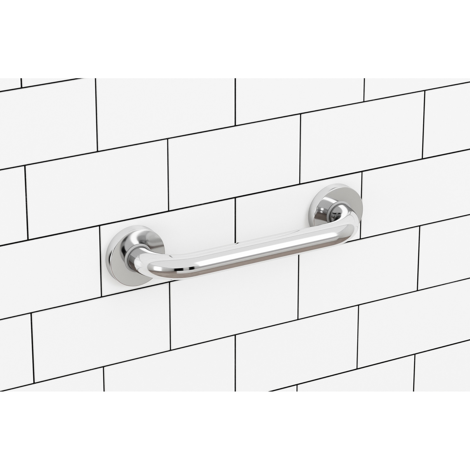 Grab Rail 300 mm Polished Stainless Steel evekare