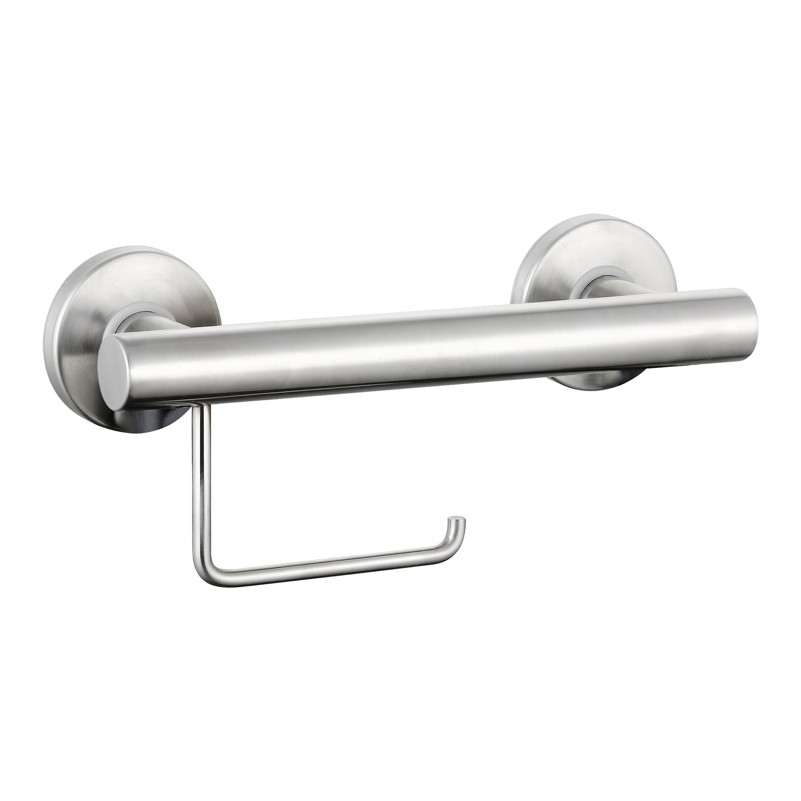 Toilet Roll Holder Grab Rail Polished Stainless Steel evekare