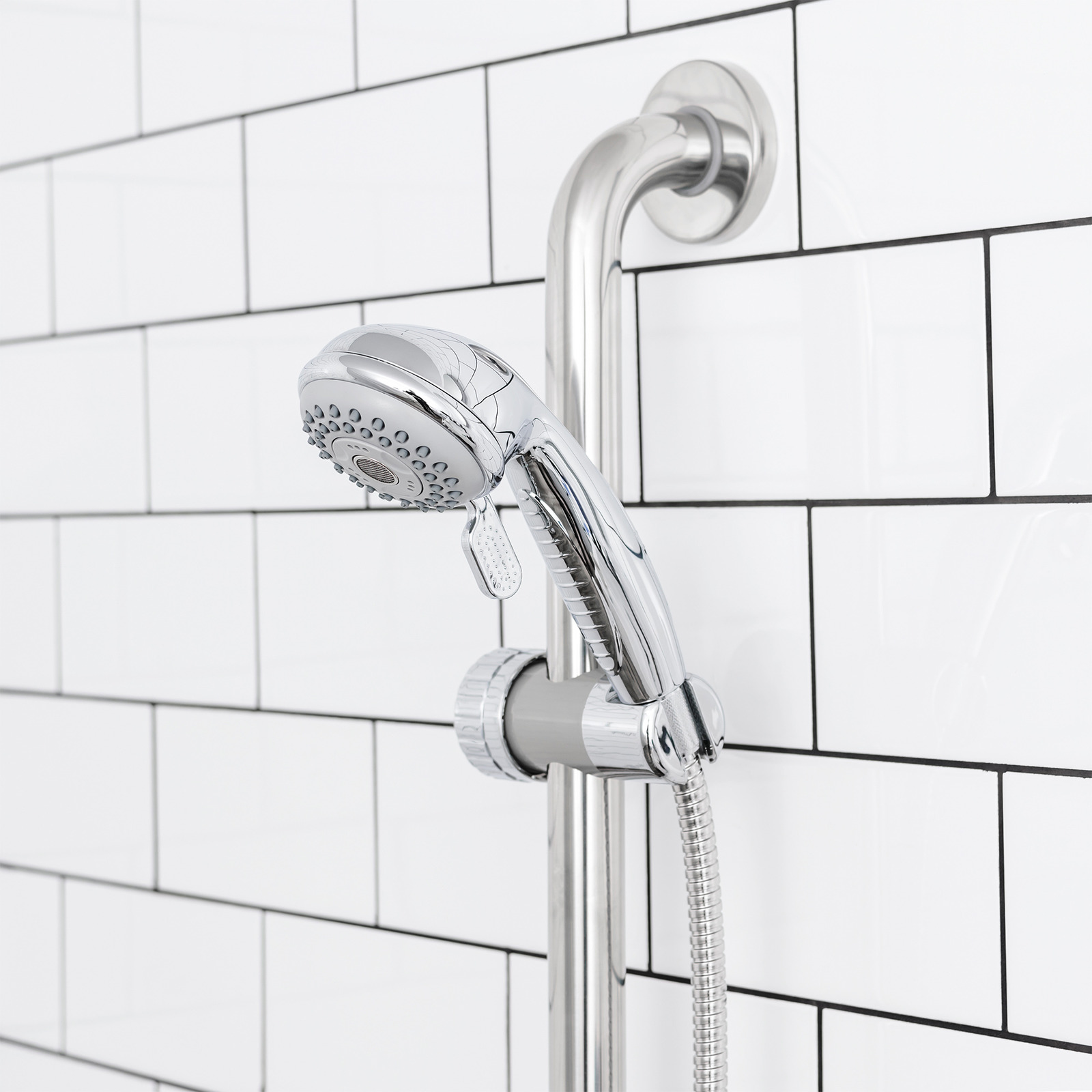 Hand Shower on Grab Rail 32mm evekare